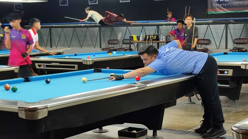 8 Atlet Biliar Lolos Babak 16 Besar POBSI Cup Pelajar dan Mahasiswa di Bandung