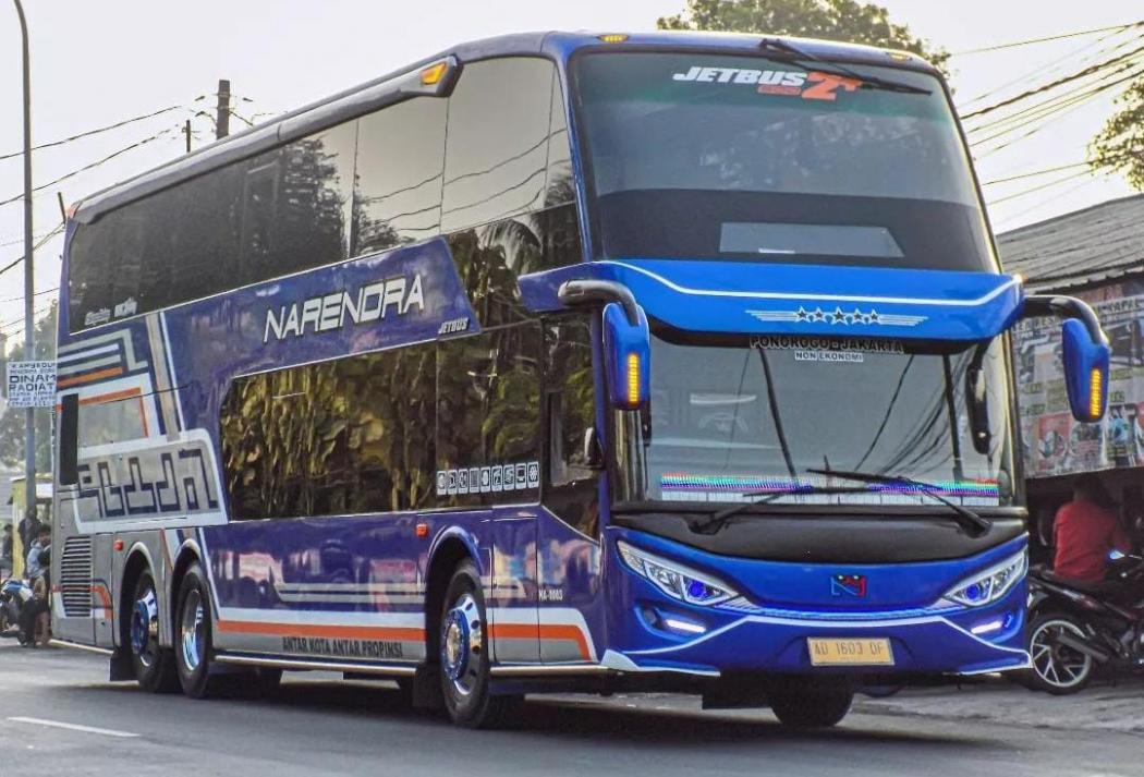 Bus PO Narendra Jurusan Ponorogo-Jakarta Tiketnya Tembus Rp1,5 Jutaan, Intip Kemewahannya