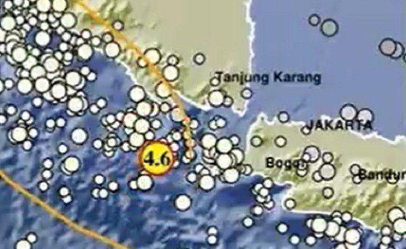 Gempa Hari Ini M4,6 Guncang Tanggamus Lampung Rabu Pagi