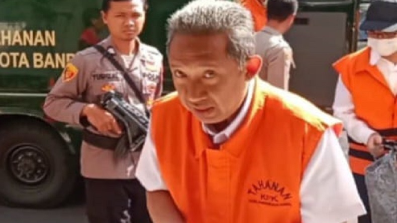 Eks Wali Kota Bandung Yana Mulyana Dijebloskan ke Lapas Sukamiskin