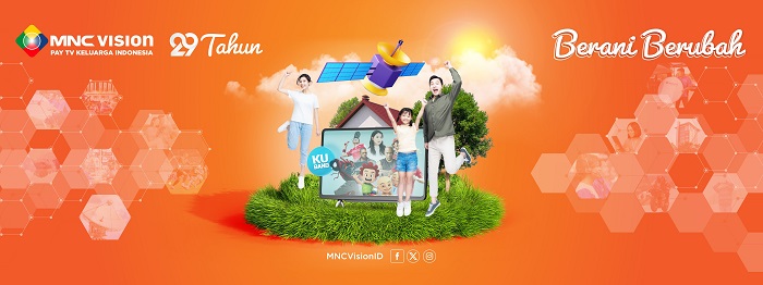 Jadi Pionir Pay TV di RI Selama 29 Tahun, MNC Vision Gelar Perayaan 'Berani Berubah' sebagai Bentuk Transformasi Hadapi Perubahan Zaman