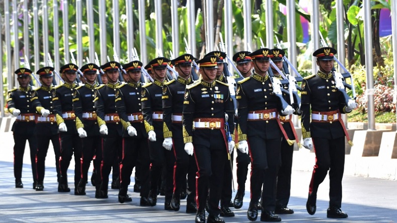 Mengenal Tugas dan Seragam Pasukan Cordon, Prajurit Terbaik TNI AD dari Paspampres