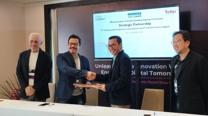 Telin dan Citra Connect Teken Kerja Sama Konektivitas Internet di Nongsa Digital Park