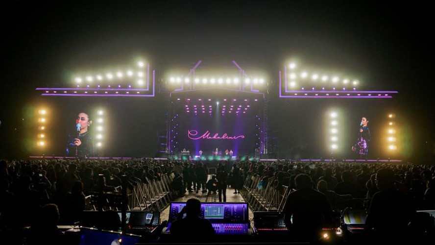 Mahalini dan Rizky Febian Bikin Suasana LMAC MUSIC FORALL FEST 2023 Makin Syahdu