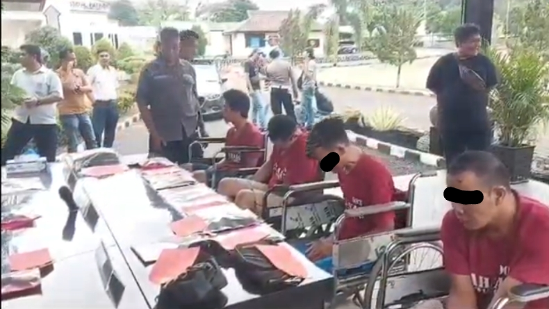 Kawanan Perampok Sadis Bawa Kabur Ekskavator di Lampung Utara Ditangkap