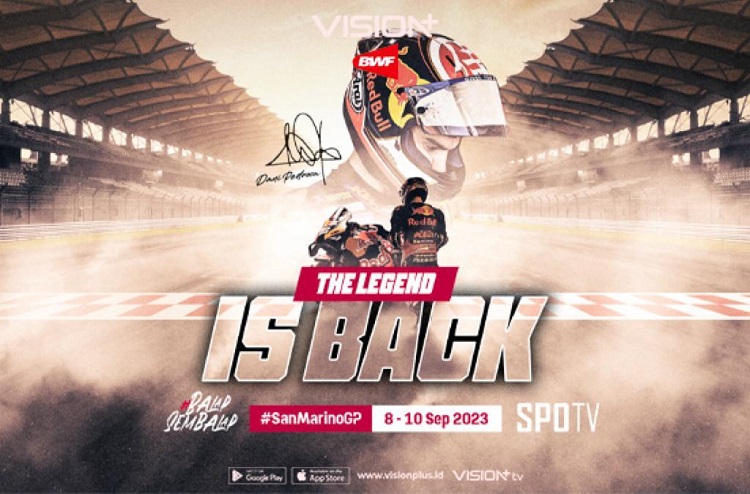 Jadwal Lengkap MotoGP San Marino 2023, Nonton Live di Vision+