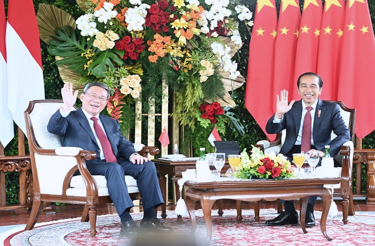 Bertemu PM Li Qiang, Presiden Jokowi Dorong Realisasi Kerja Sama Konkret Indonesia-China