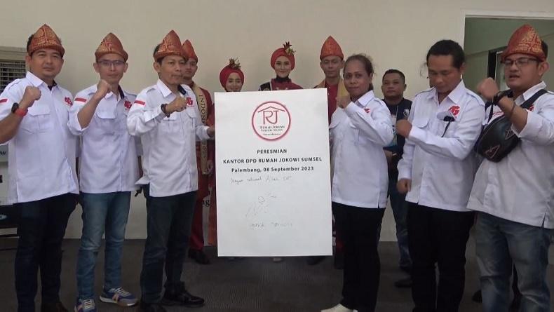 Relawan Rumah Jokowi Sumsel Resmi Dibentuk, Perkuat Barisan Menangkan Ganjar