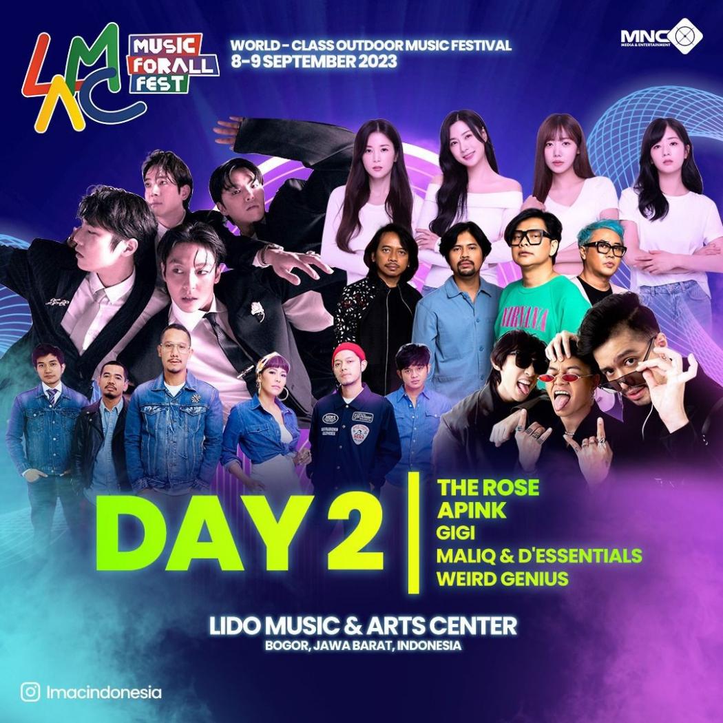 The Rose, Apink hingga Weird Genius Siap Ramaikan Konser Musik LMAC FORALL FEST Hari Ini