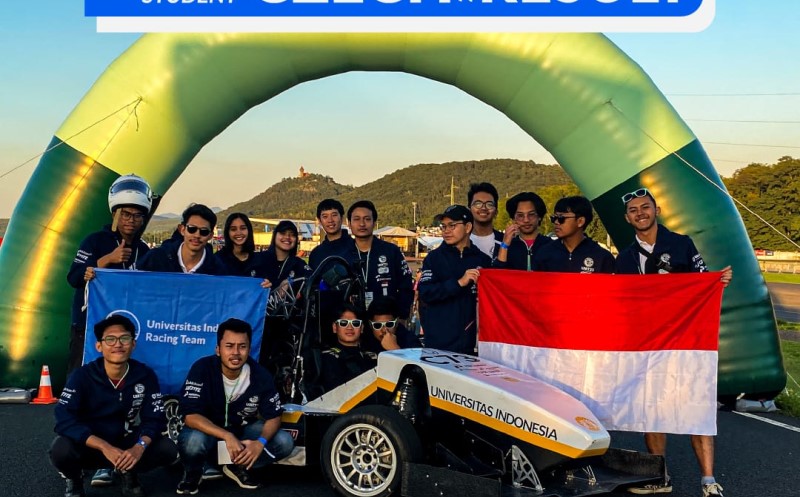 Bangga, Mobil Balap Rancangan Mahasiswa UI Sabet Prestasi pada Kompetisi Internasional di Ceko