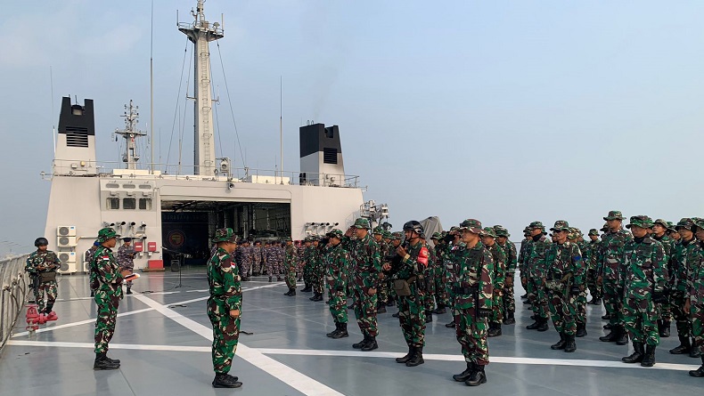 Potret Prajurit Marinir TNI AL Siapkan Serbuan Amfibi Hancurkan Pantai Musuh