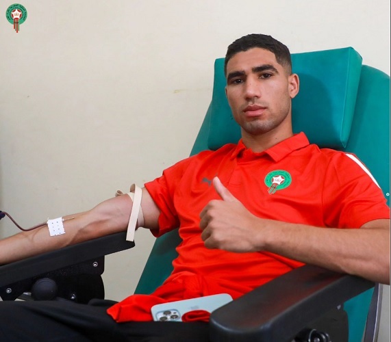 Sungguh Mulia! Pemain Timnas Maroko Donor Darah untuk Korban Gempa Maroko