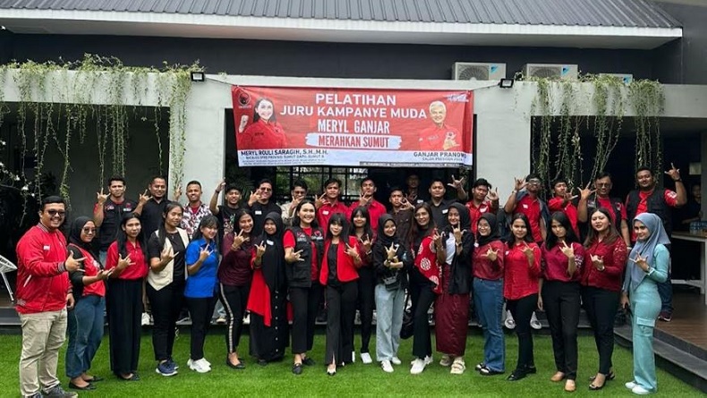 Puluhan Jurkam Muda di Sumut Dilatih Menangkan Ganjar Pranowo di Pilpres 2024