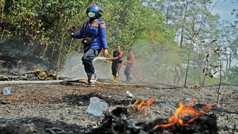 Antisipasi Karhutla, BPBD Bangka Barat Siagakan Puluhan Personel 24 Jam