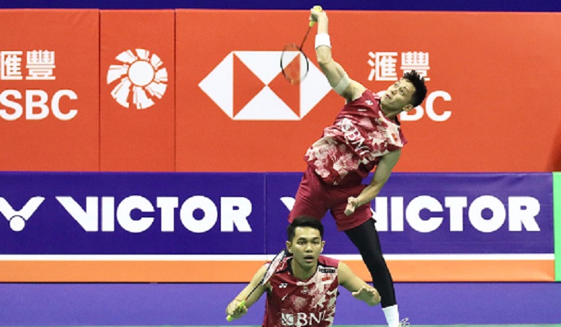Hasil Hong Kong Open 2023: Terlalu Tangguh, Fajar/Rian Hajar Duo Taiwan Dua Game Langsung
