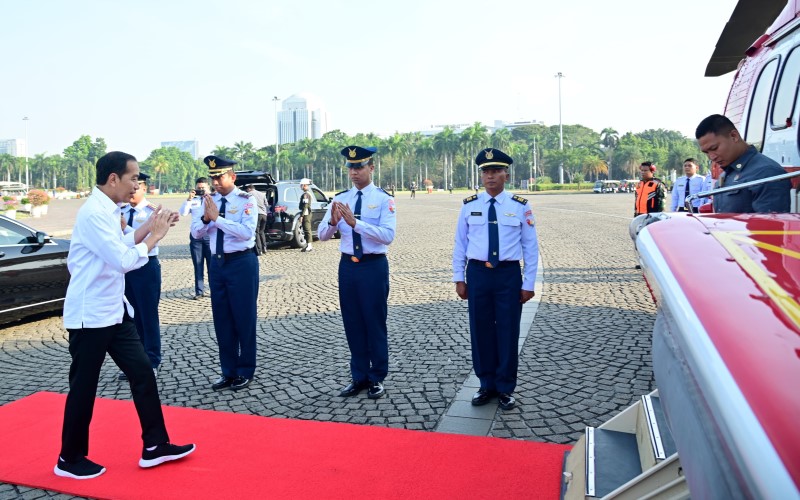 Presiden Jokowi ke Cilegon, Tinjau Pembangunan Industri hingga Serahkan Bantuan Pangan