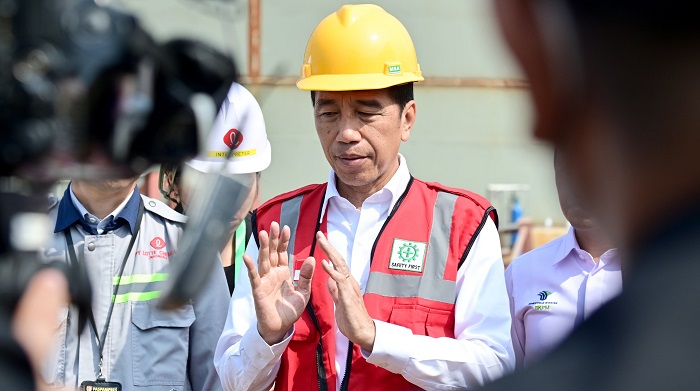 Jokowi Tinjau Proyek Industri Petrokimia di Cilegon Senilai Rp60 Triliun, Target Rampung 2025