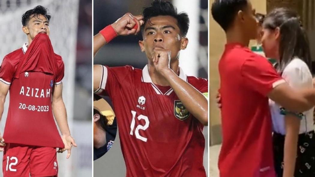 Intip Selebrasi Pratama Arhan di Piala Asia U-23 untuk Azizah Salsha, Netizen: Bucin Banget Woy