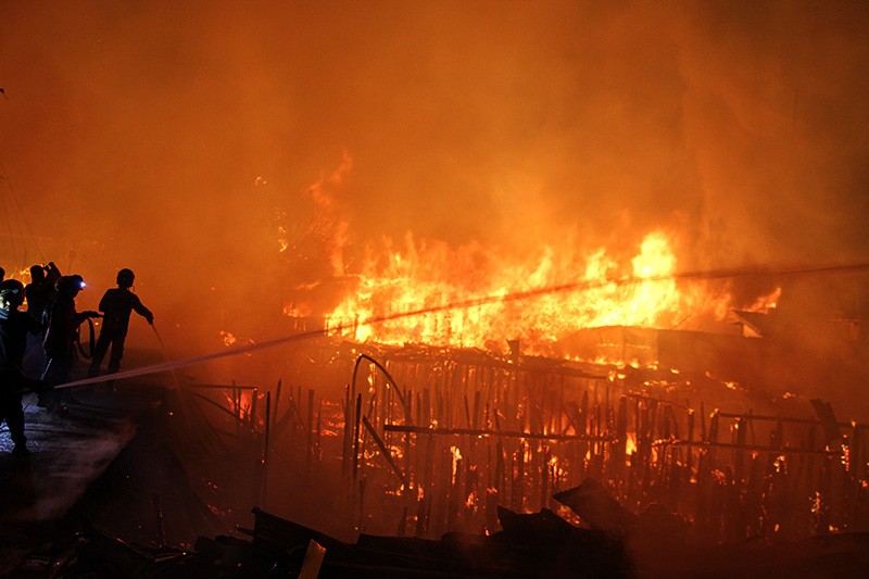 Kebakaran Hebat di Palangkaraya, 30 Keluarga Kehilangan Rumah 