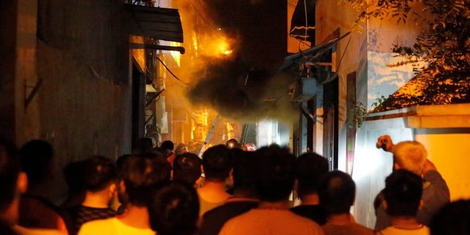 Apartemen Hangus Terbakar di Hanoi Vietnam, 30 Orang Tewas 