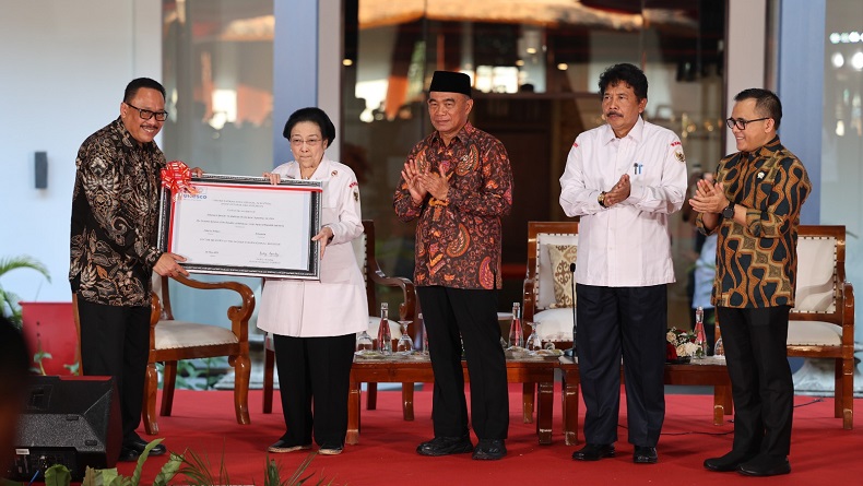 Megawati Resmikan Pusat Studi Arsip Statis Kepresidenan di Gedung ANRI