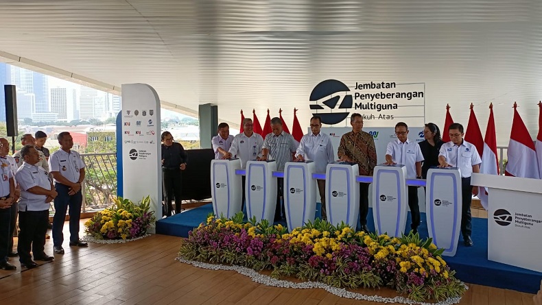 Jembatan Penyeberangan Multiguna Dukuh Atas Diresmikan, Hubungkan 5 Moda Transportasi