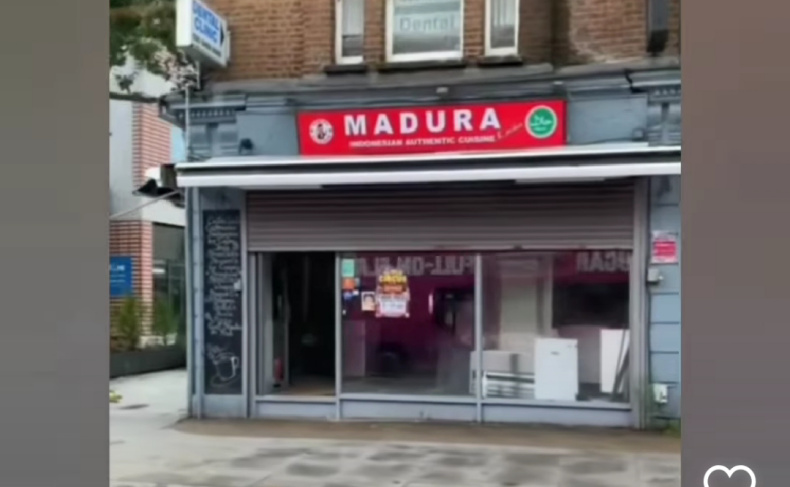 Viral Resto Madura Ada di Jalanan London Inggris, Dibuka dengan Sholawat Badar