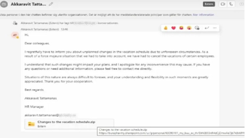 Waspada, Hacker Kirim Malware lewat Pesan Microsoft Teams