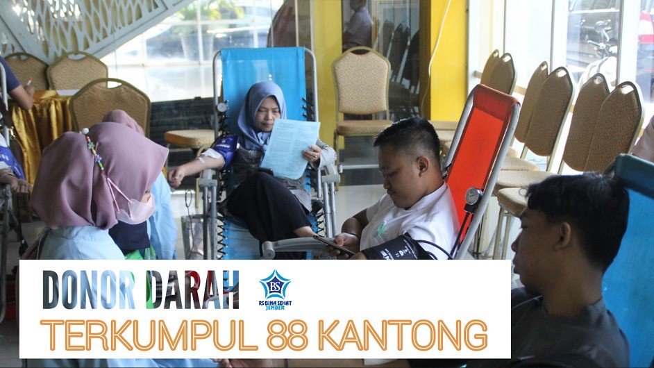 Donor Darah di RSBS Jember, Terkumpul 88 Kantong