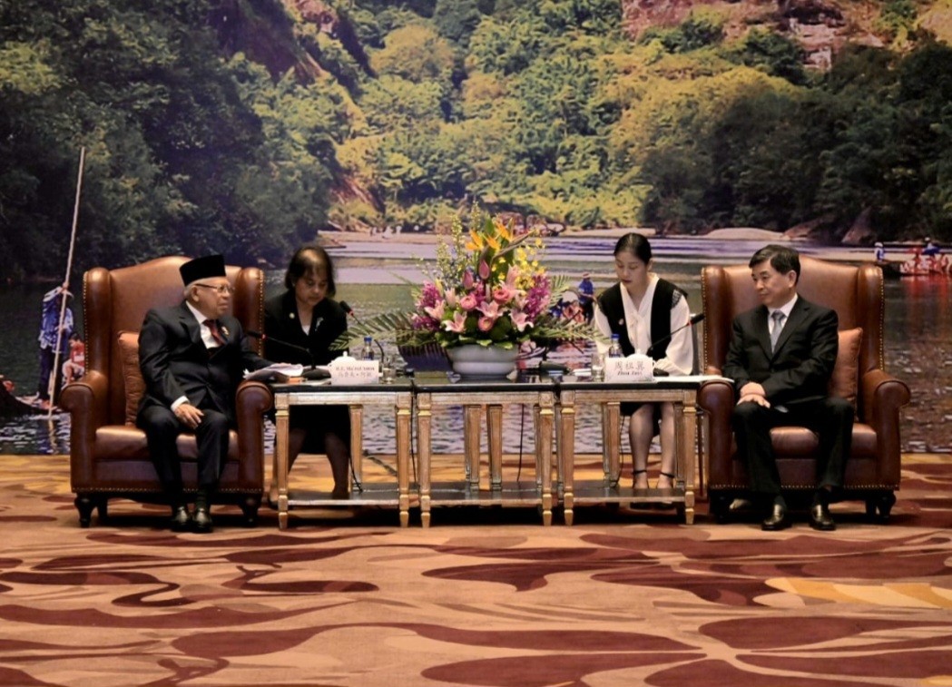  Bertemu Wapres Ma’ruf, Ketua Kongres China Ajak Kerja Sama Sektor Maritim hingga Sarang Burung Walet 