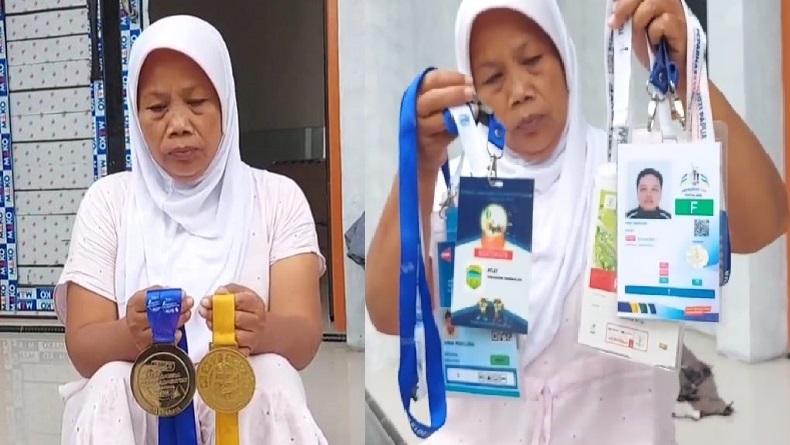 Kisah Rina Marlina Atlet Parabulu Tangkis Nomor 1 Dunia asal Tasikmalaya