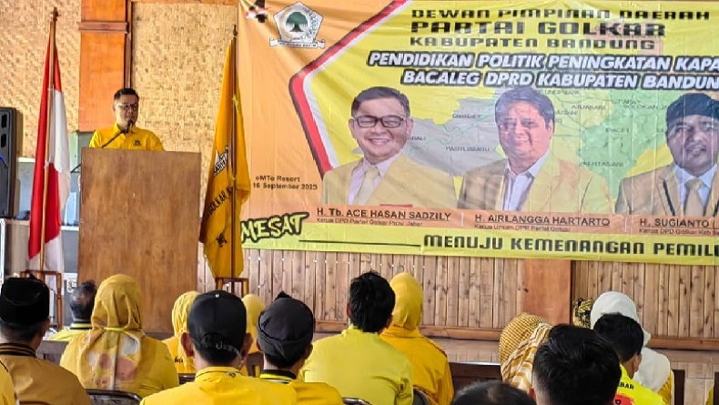 Buka Dikpol Caleg, Kang Ace: Kabupaten Bandung Lumbung Utama Suara Golkar
