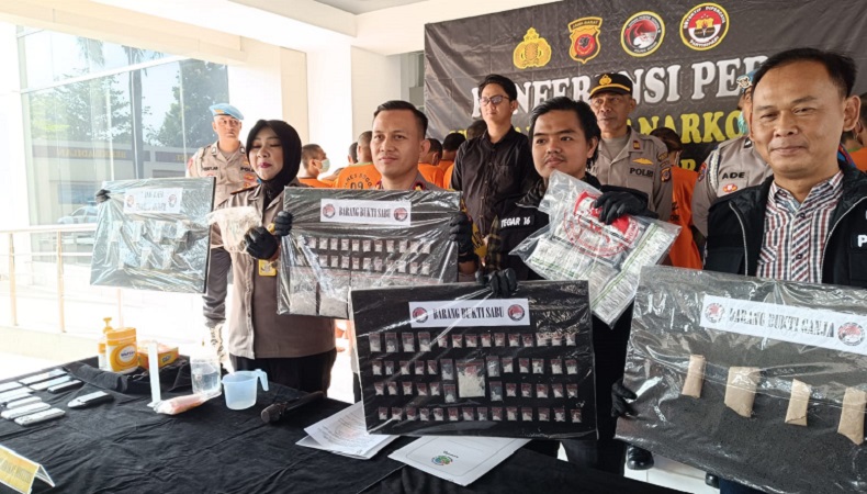 23 Bandar Narkoba di Bogor Ditangkap, Ada Pasutri