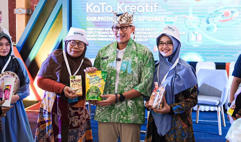 Menparekraf Sandiaga Uno Dorong Kabupaten Ngawi Jadi Subsektor Ekraf Unggulan