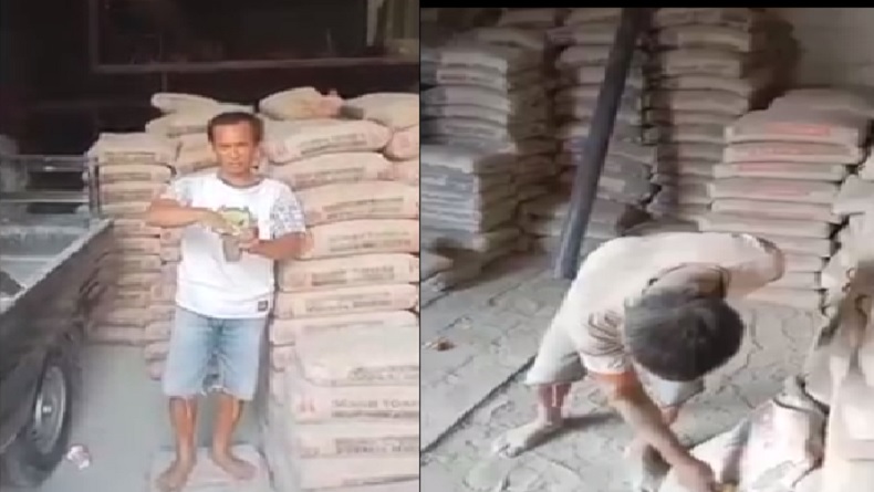 Viral Video Pria Hobi Makan Semen hingga Diseduh Bak Kopi, Pengakuannya Mencengangkan