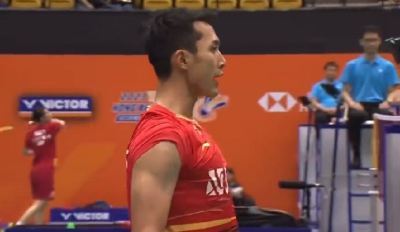 Jonatan Christie Selebrasi Ngegas usai Hajar Pembunuh Raksasa di Hong Kong Open 2023, Ini Penyebabnya