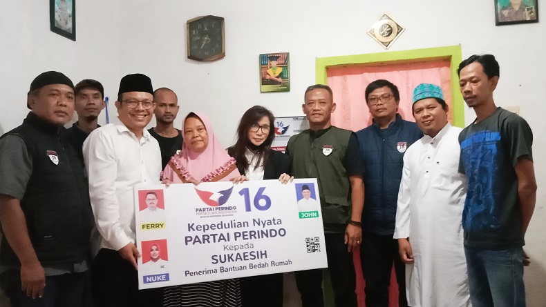Warga Tinggal di Tempat Tak Layak, Partai Perindo Turun Tangan Bantu Bedah Rumah