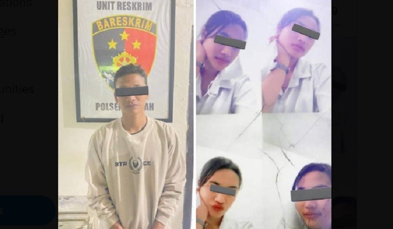 Detik-Detik Penangkapan Pria Terduga Pelaku Pembuang Bayi Kembar di Sleman