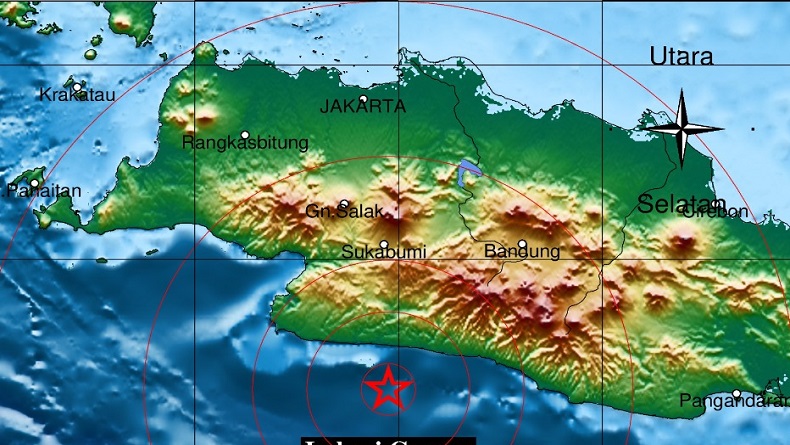 Gempa Bumi Sukabumi Hari Ini, BMKG Sebut Aktivitas Sesar Laut 
