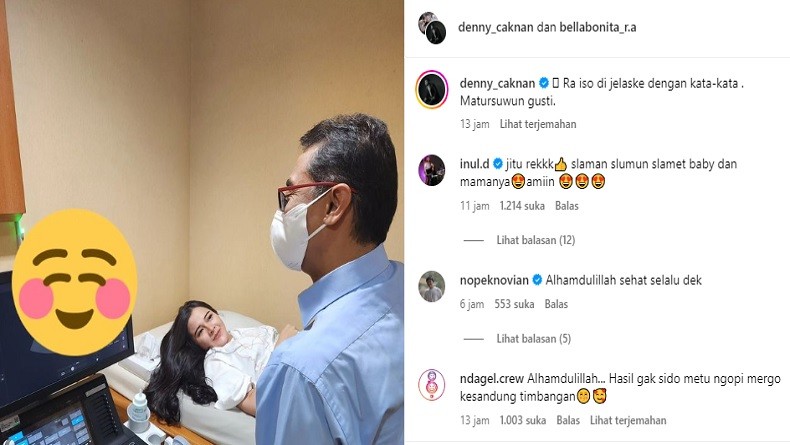 Selamat Istri Denny Caknan Hamil Muda, Netizen Penasaran Usia Kandungan Bella Bonita