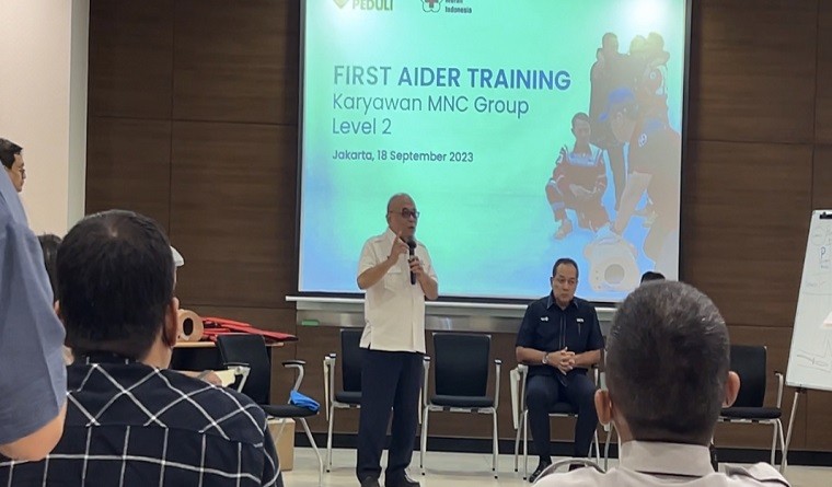 Gelar First Aider Training, MNC Peduli dan PMI Sosialisasikan Pertolongan Pertama untuk Karyawan