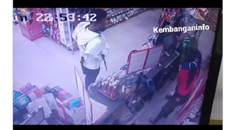 Viral Perampok Satroni Minimarket di Kembangan Jakbar, Sempat Bekap Karyawati