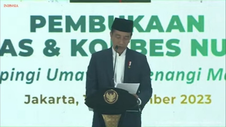 Presiden Jokowi Resmi Buka Munas dan Konbes Nahdlatul Ulama 2023