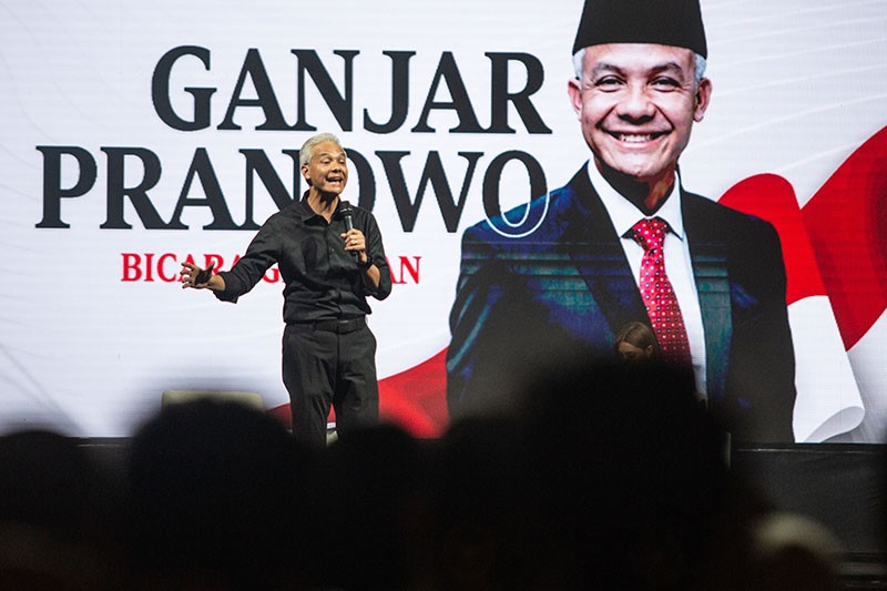 Polling Sindonews : Ganjar Pranowo Unggul Adu Gagasan Bacapres di UGM