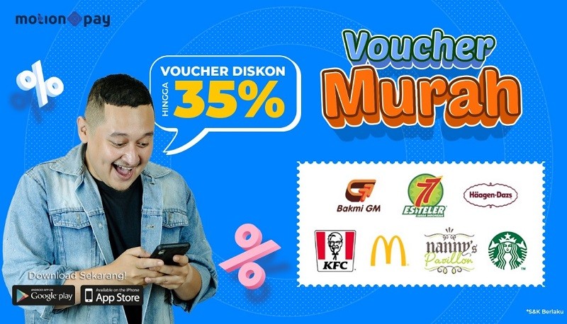 Serbu Murahnya Voucher Diskon Hingga 35 Persen di Aplikasi MotionPay  