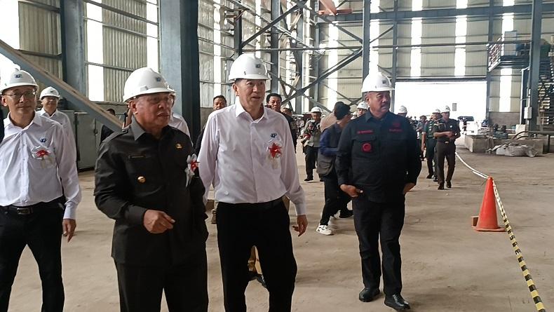 Gubernur Kaltim Isran Noor Resmikan Smelter Nikel Pertama di Kalimantan