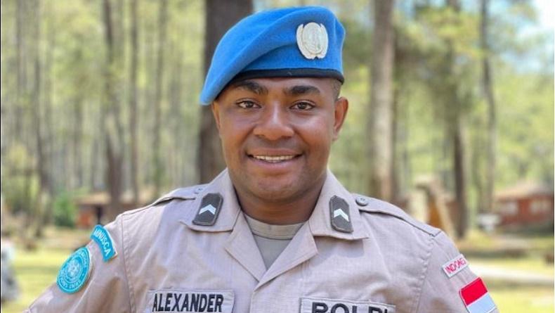 Bripda Alexander, Anggota Polres Merauke Gabung Satgas Garuda Bhayangkara FPU 5 Minusca