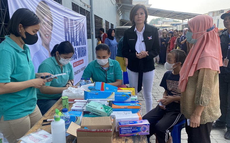 Gelar Sembako Subsidi dan Pengobatan Gratis di Jakut, Ci Mehong Pastikan Bakal Berkelanjutan