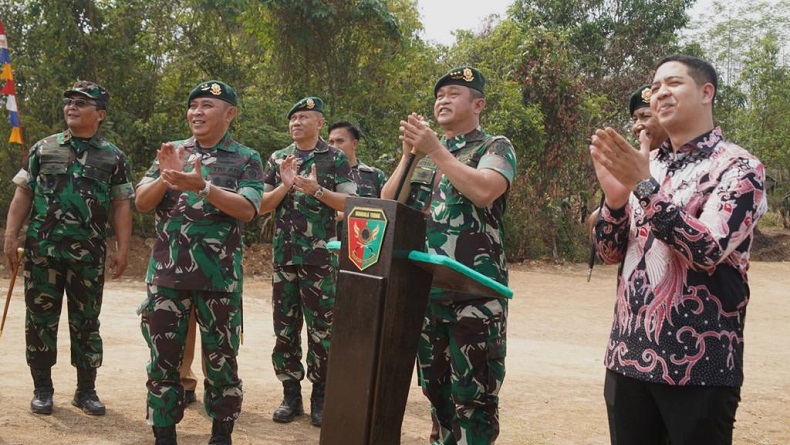 Pangkostrad Letjen Maruli Resmikan Daerah Latihan Brigif Mekanis 14 Mandala Yudha di Lebak Banten