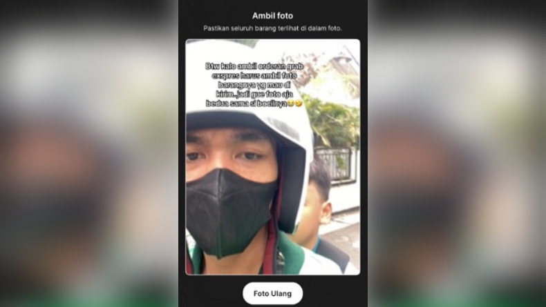 Aksi Kocak Penumpang Pesan GrabExpress Antar Anak Sekolah, Netizen: Dikira Lebih Cepat